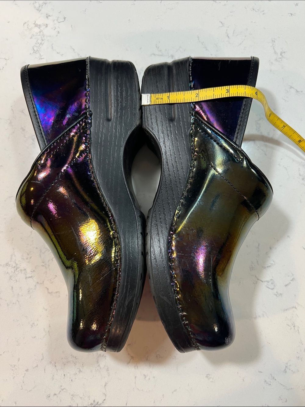 Dansko XP 2.0 Women's Rainbow Fleck Patent Leather Clog U.S. 9.5 EU Size 40 - Picture 14 of 16